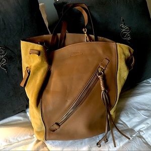 Chloe Myer Tan Suede Handbag